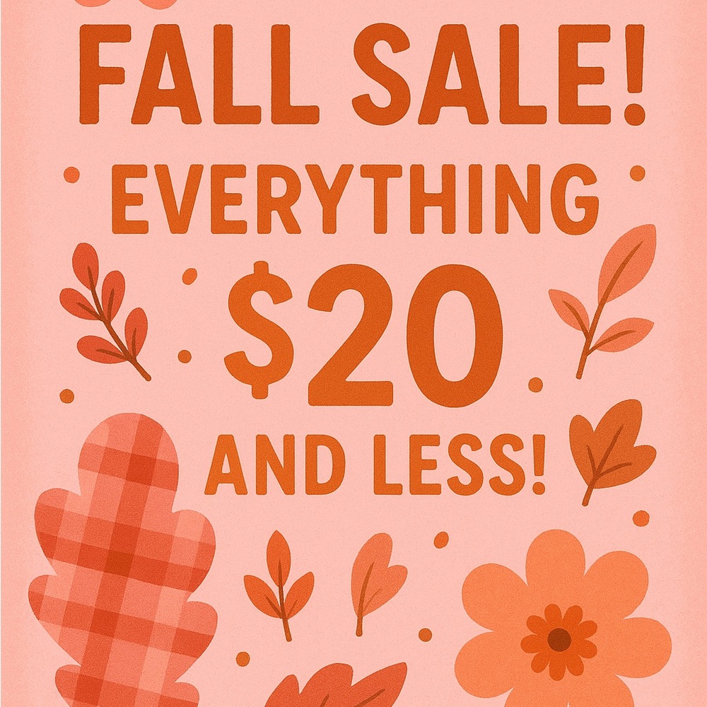 Fall Sale!!! Help me clear out my closet!